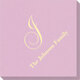 Elegant Initial Linen Like Napkins Image 4 of 4